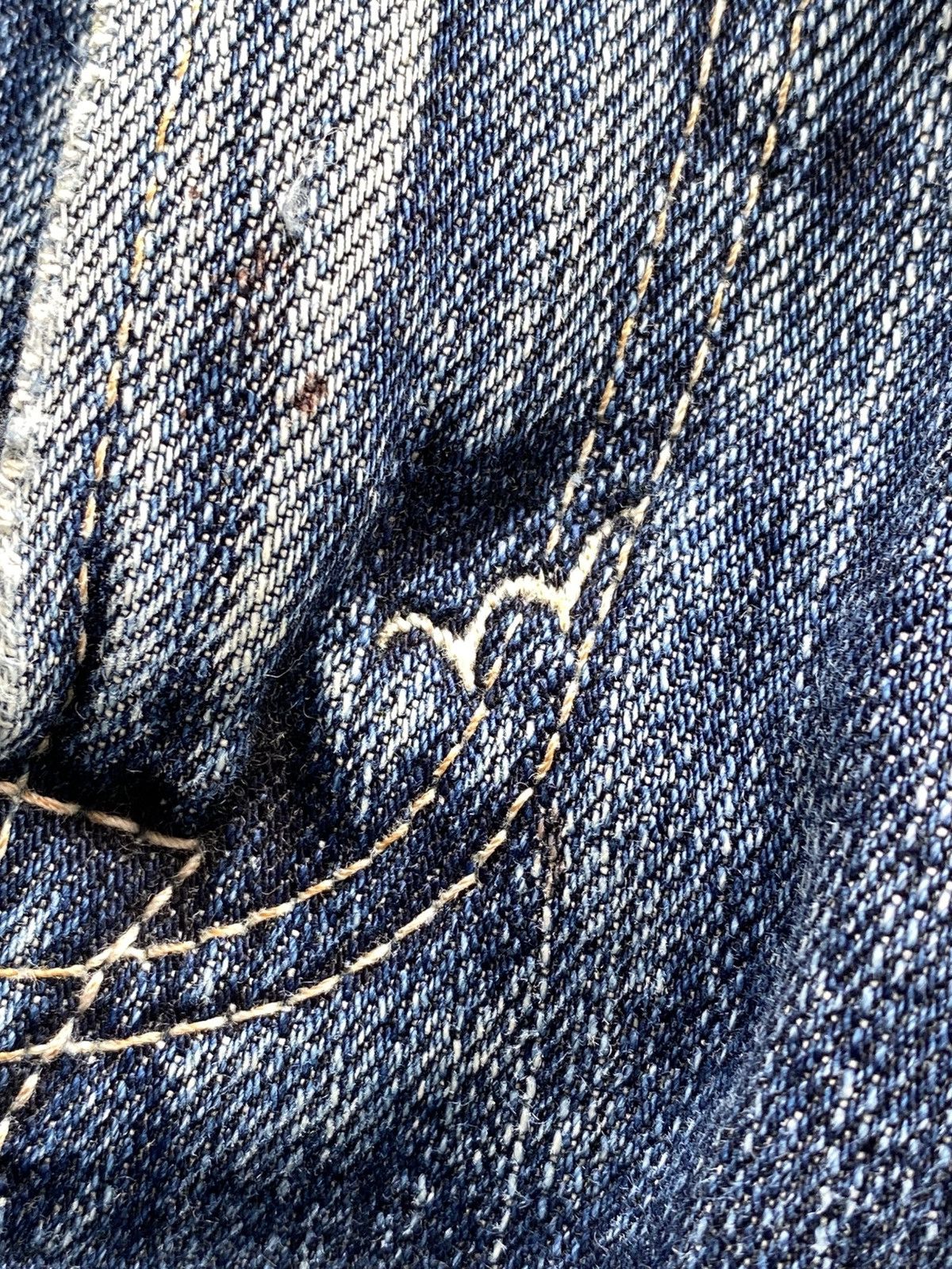 Edwin Thrashed Edwin 505 Red Line Selvedge Denim 🇯🇵 Size US 30 / EU 46 - 18 Thumbnail