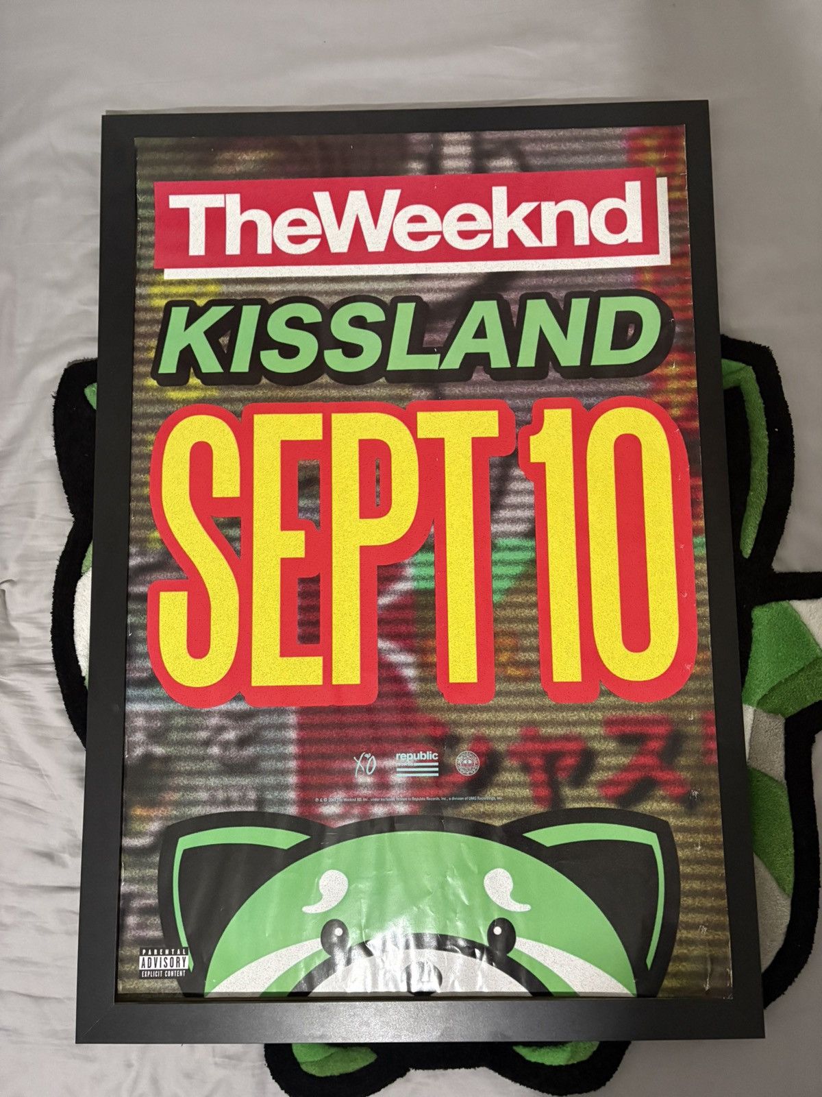 The Weeknd The Weeknd Kiss Land 2013 Reversible Promo Poster Size ONE SIZE - 1 Thumbnail
