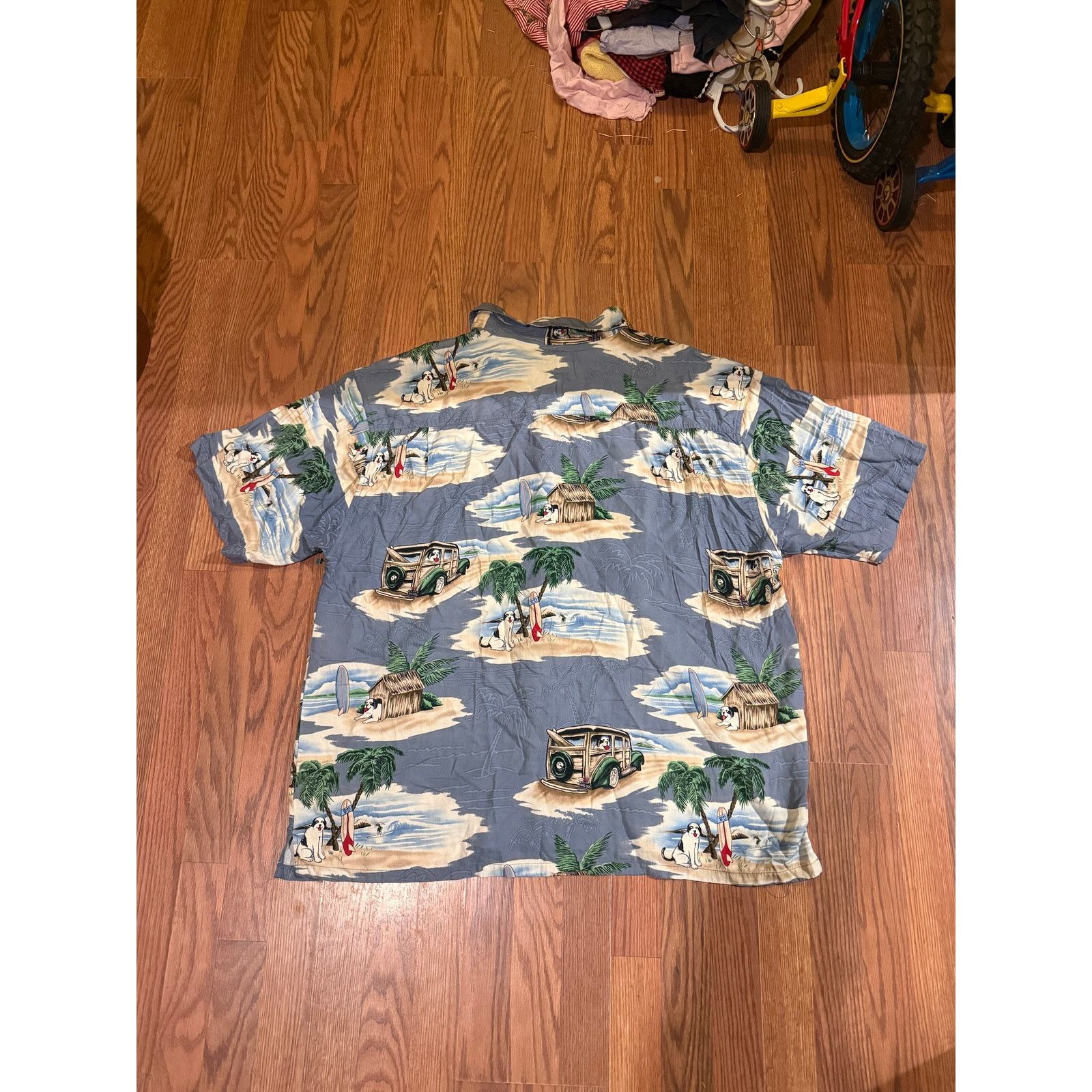 Big Dogs Vintage Big Dog Hawaiian Shirt Made in USA – Size 3X Size US XXL / EU 58 / 5 - 3 Thumbnail