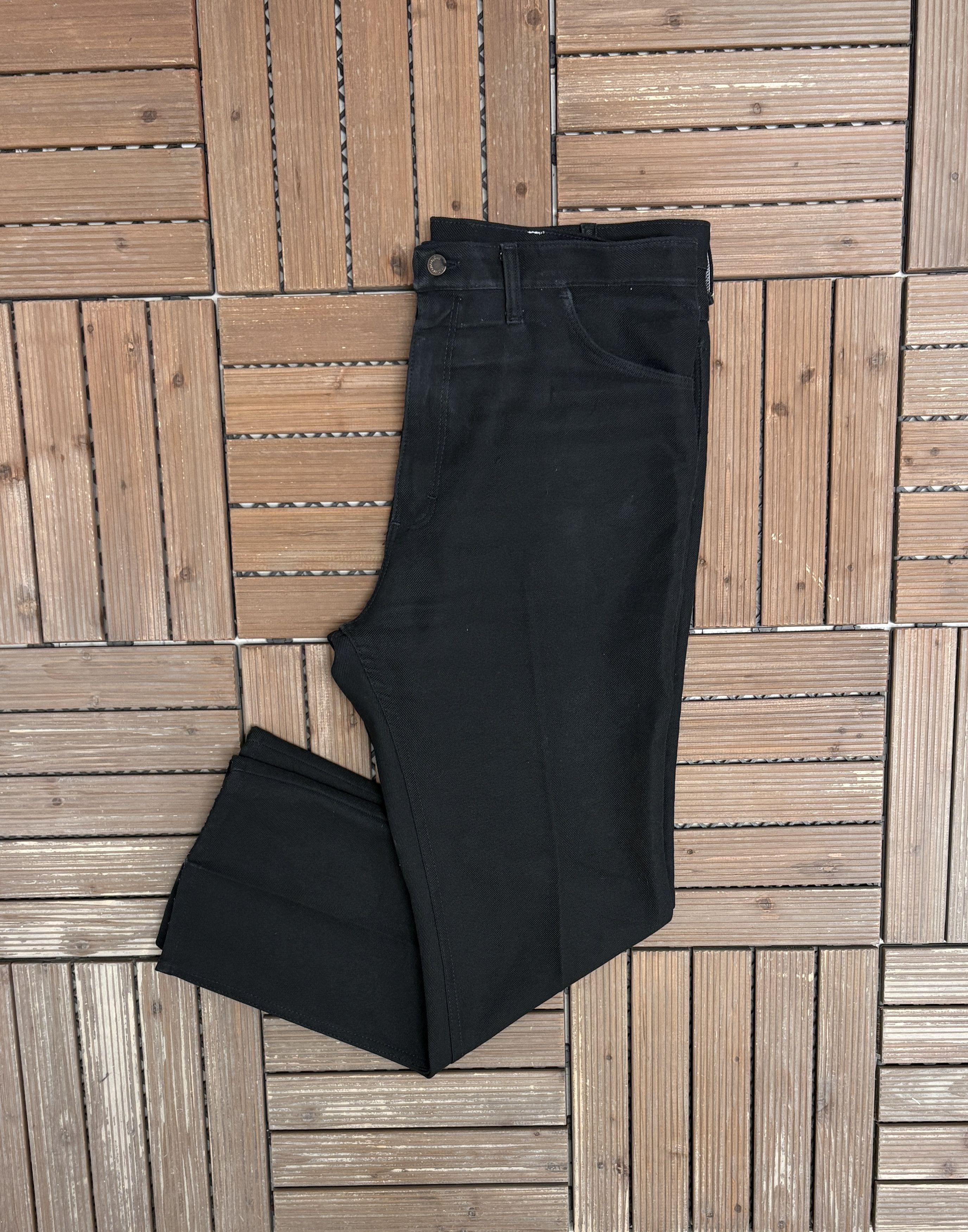 Wrangler Wrangler Plated Vintage 90s Black Pants Size US 38 / EU 54 - 1 Thumbnail
