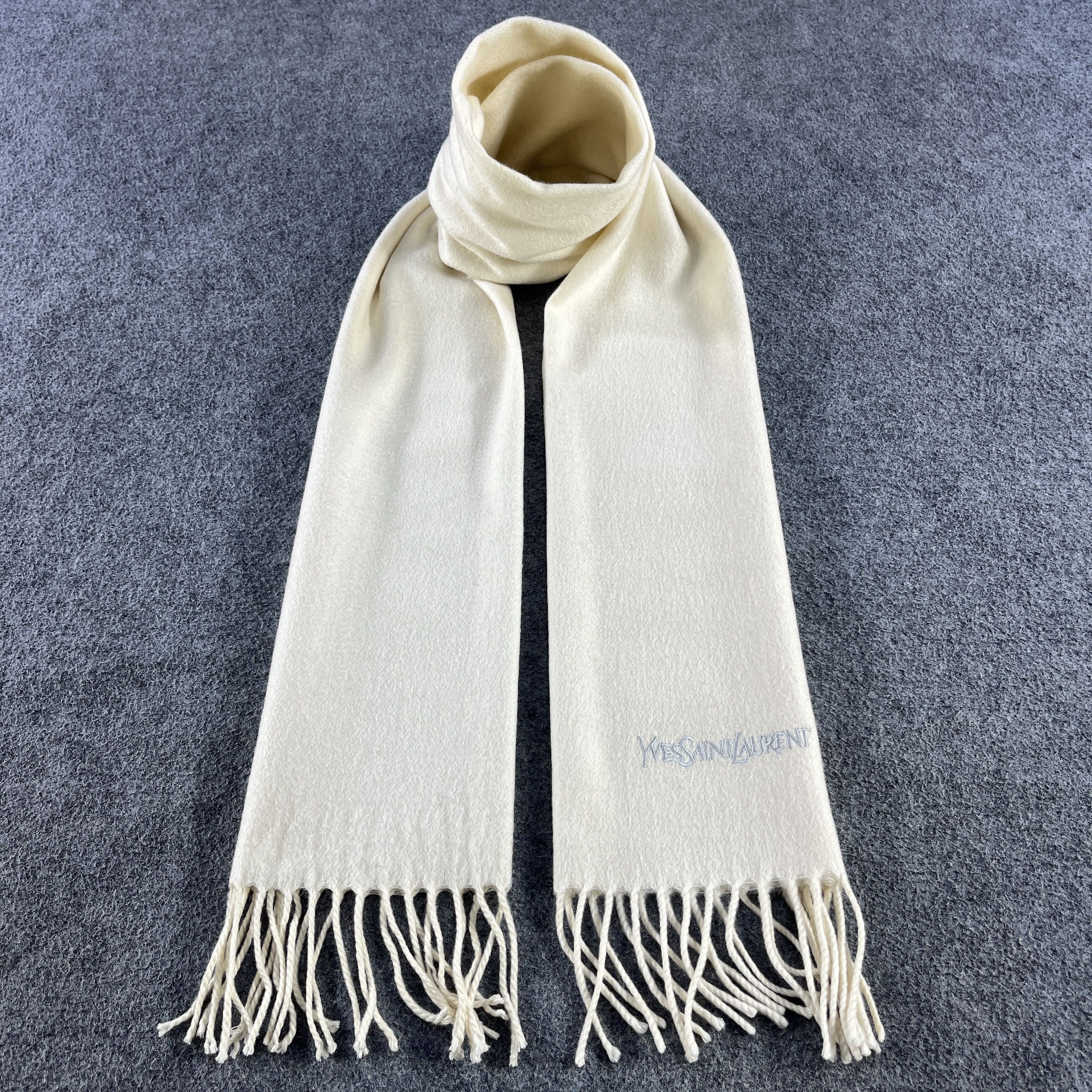 Vintage Yves Saint Laurent Scarf / Muffler / Neckwear T1365