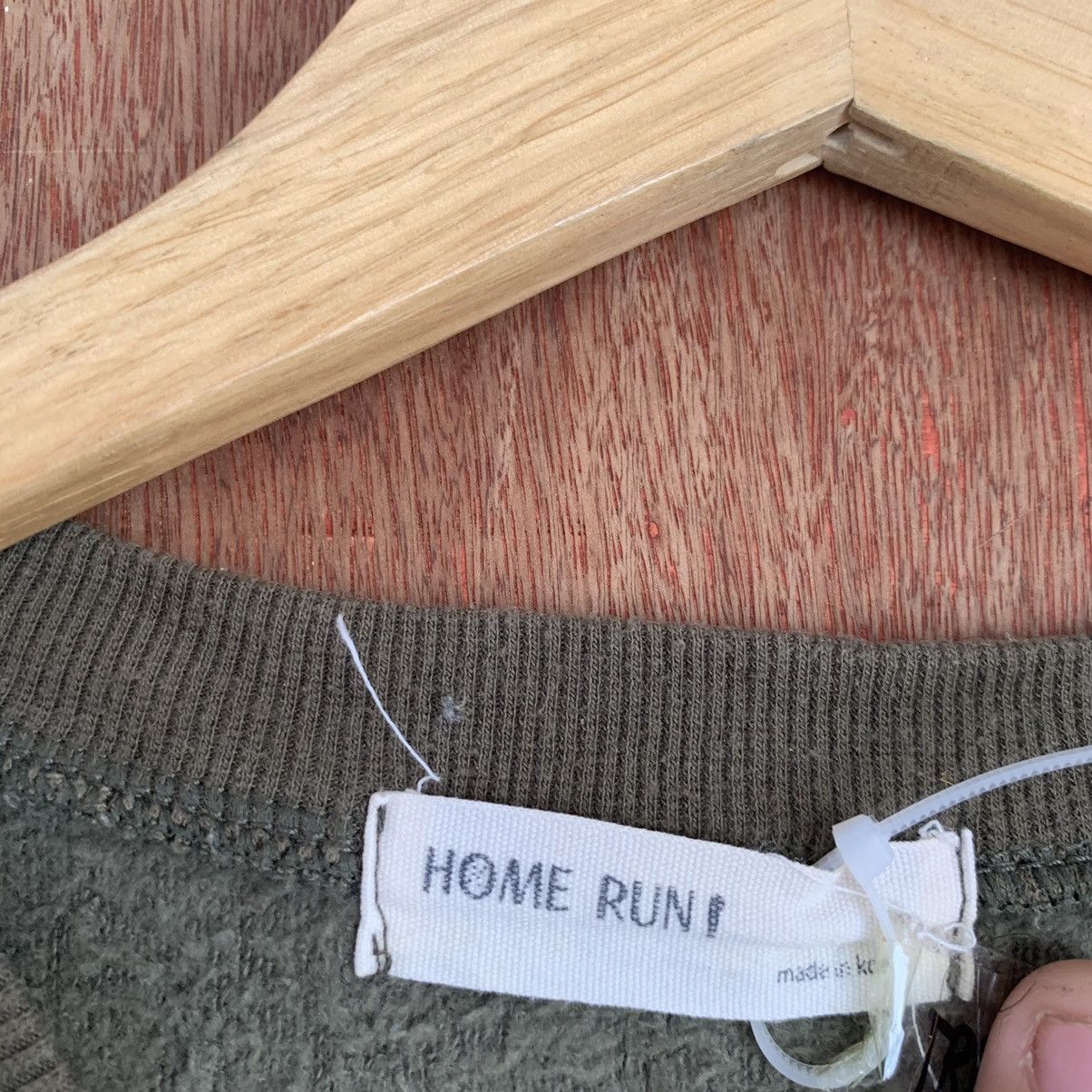 Vintage Vintage Home Run Green Sweatshirt #K01487 Size US M / EU 48-50 / 2 - 11 Thumbnail