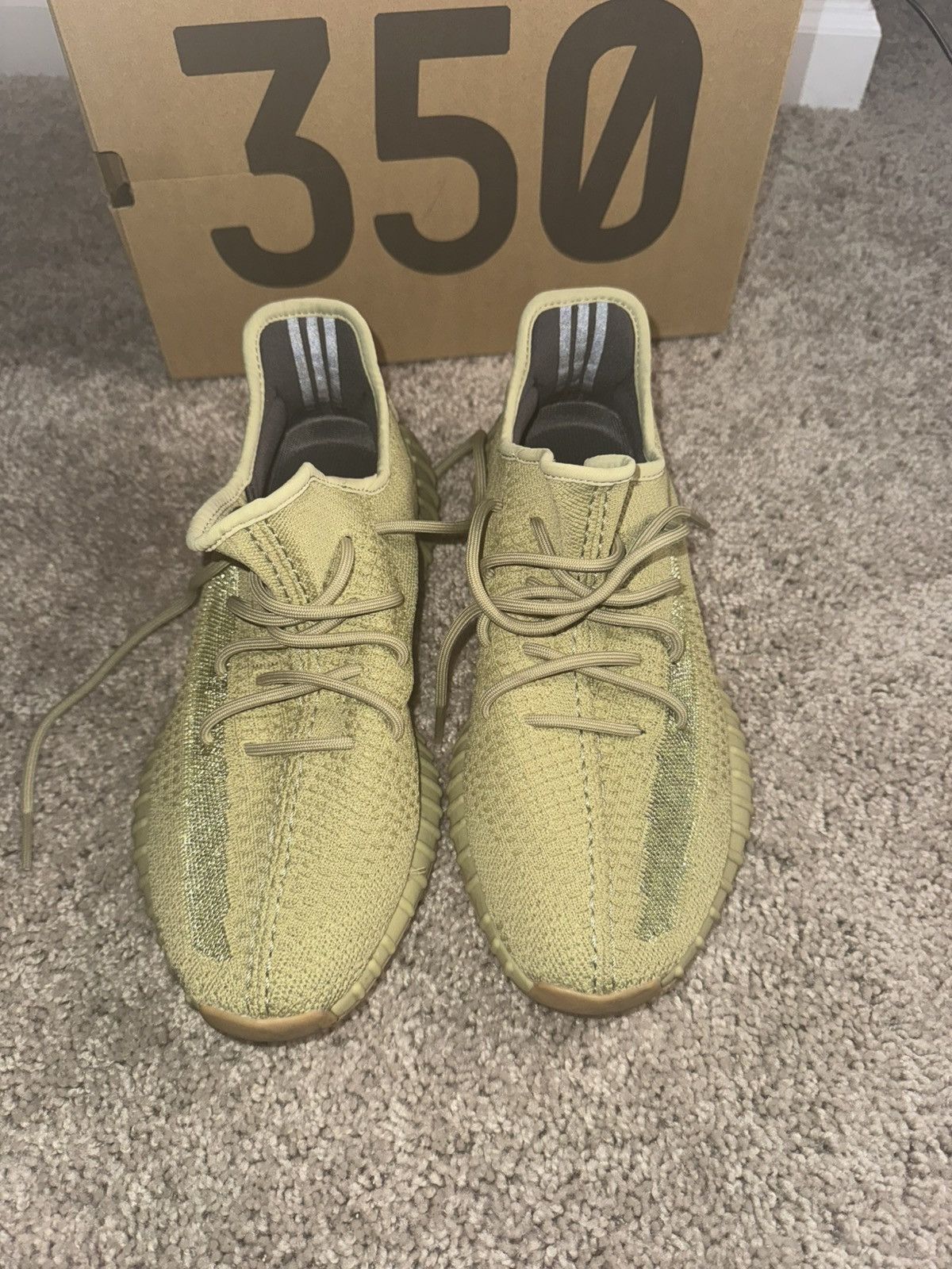 Adidas Yeezy Boost 350 V2 Sulfur Size US 11 / EU 44 - 6 Thumbnail