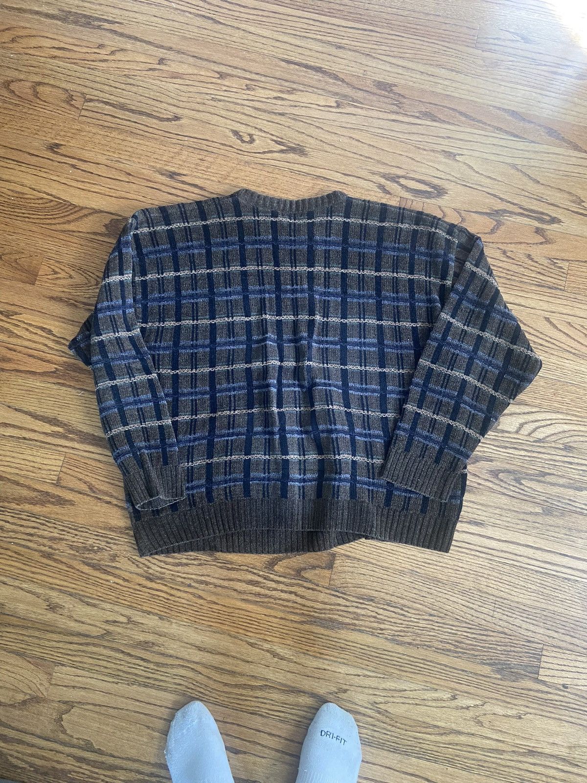 Dockers × Vintage Vintage dockers plaid knit sweater Size US XL / EU 56 / 4 - 2 Thumbnail