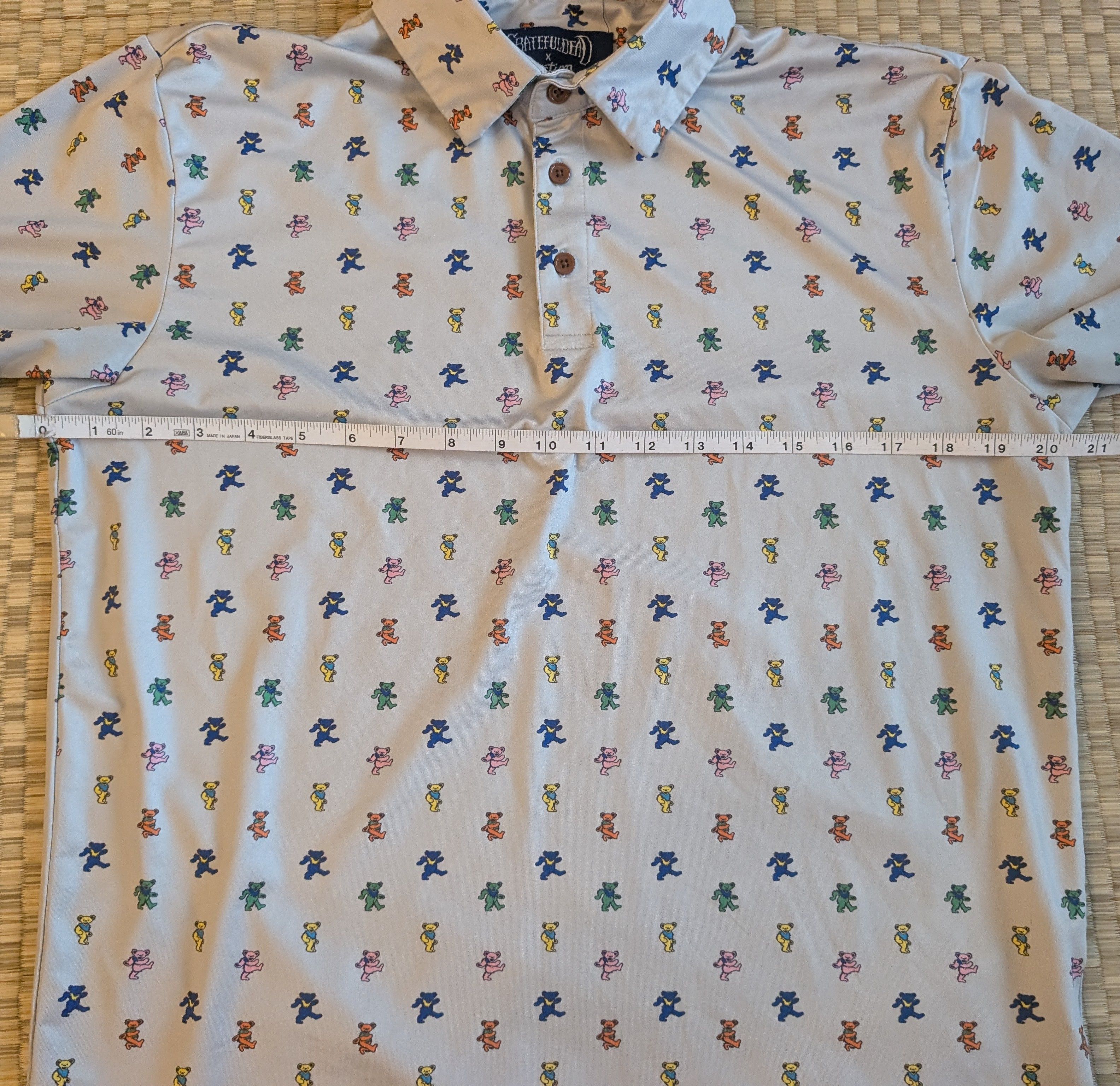 Grateful Dead Section 119 x Grateful Dead Dancing Bears Performance Polo Size US S / EU 44-46 / 1 - 4 Thumbnail