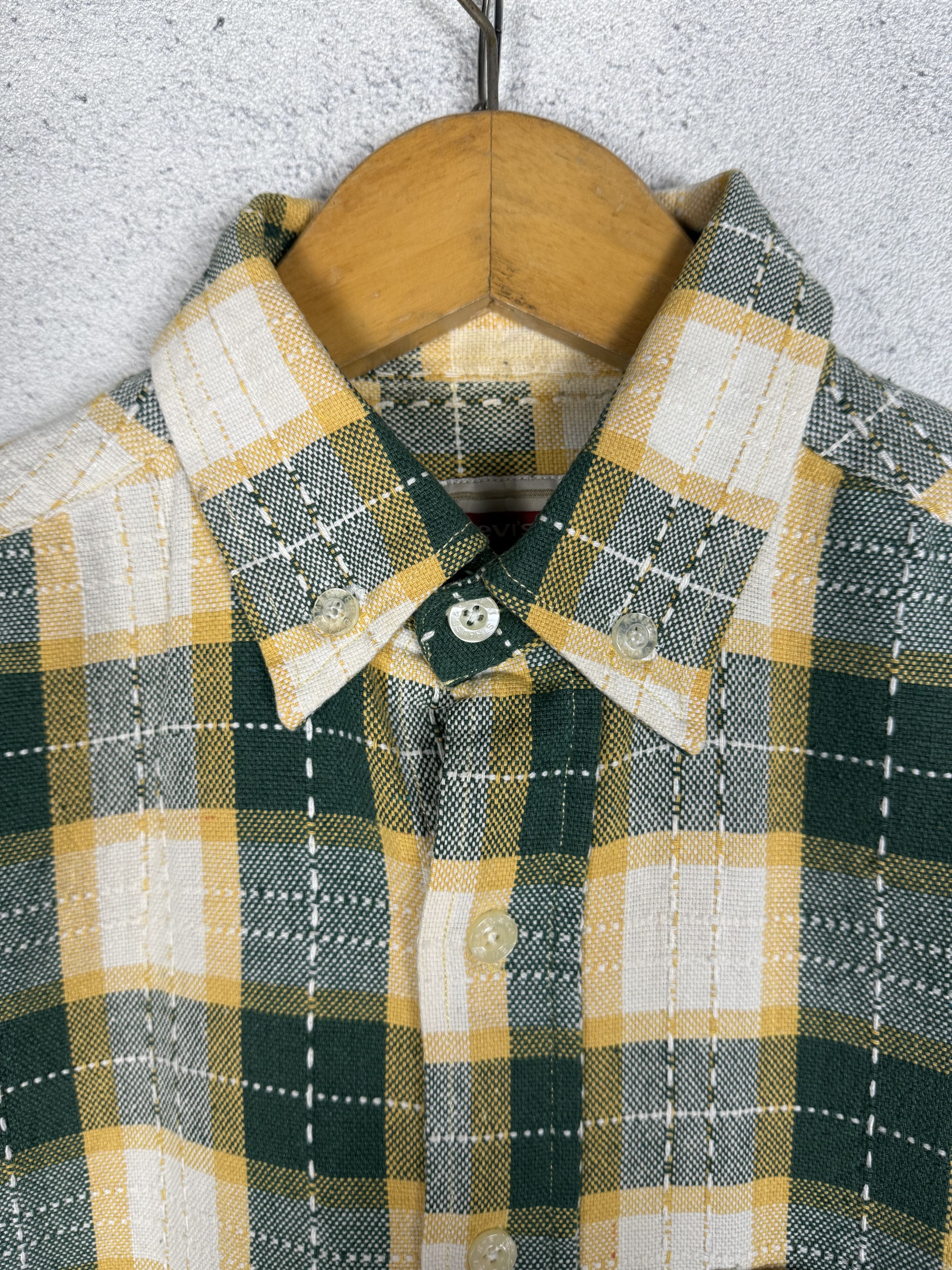 Levi's Levi’s Woven Pattern Check Shirt with Stitch Detailing Size US S / EU 44-46 / 1 - 6 Thumbnail