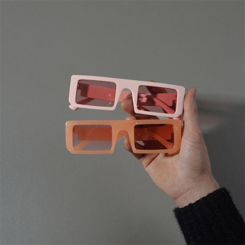 VIBE Hip-hop Street ins style custom avant-garde sunglasses Size ONE SIZE - 6 Thumbnail