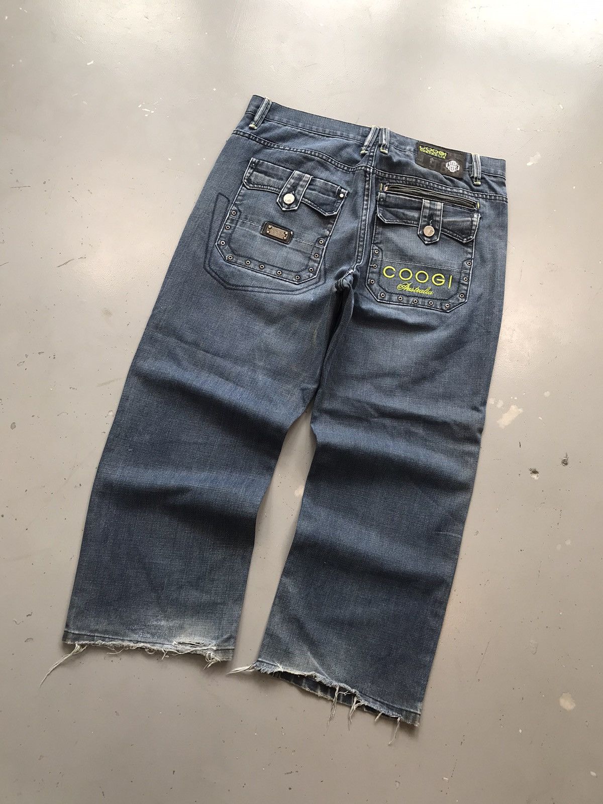Coogi × Vintage Vintage Coogi SpellOut embroidered denim Size US 39 - 10 Thumbnail