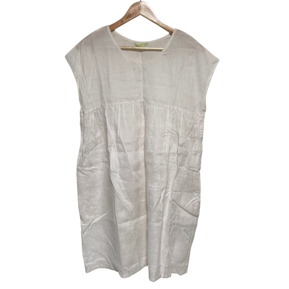 Other 45 45R Linen Dress Textile Dresses DUTY FREE for USA Size ONE SIZE - 1 Thumbnail