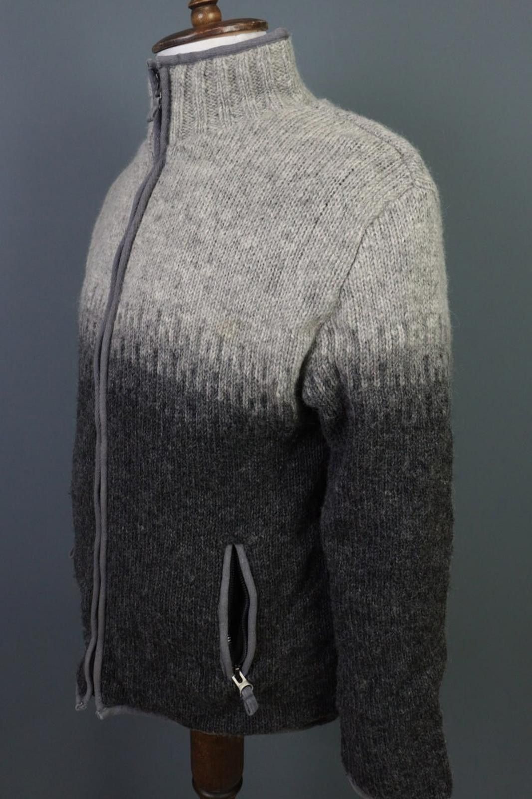 Designer Pachamama Grey / Brown Colorblock Full Zip Jacket Size M/L Size US L / EU 52-54 / 3 - 8 Thumbnail
