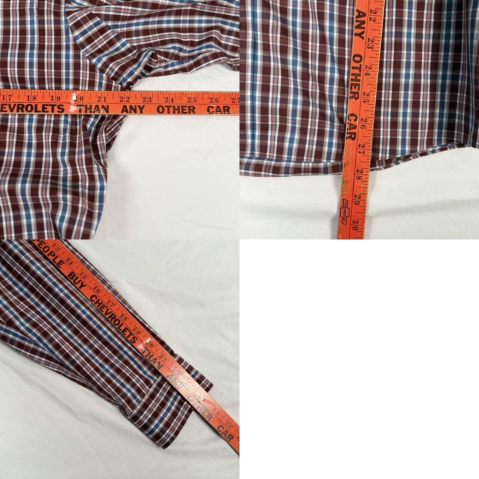 Duluth Trading Company Duluth Trading WrinkleFighter Shirt Button Down Plaid Relaxed Fit Workwear Mens M Size US M / EU 48-50 / 2 - 8 Thumbnail