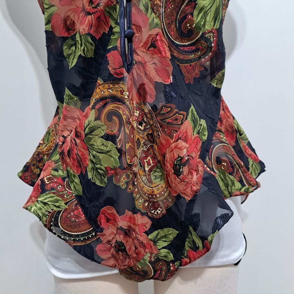 Victoria's Secret Vintage Victoria's Secret Floral Intimates Y2K Bodysuit Smal Size S / US 4 / IT 40 - 11 Thumbnail