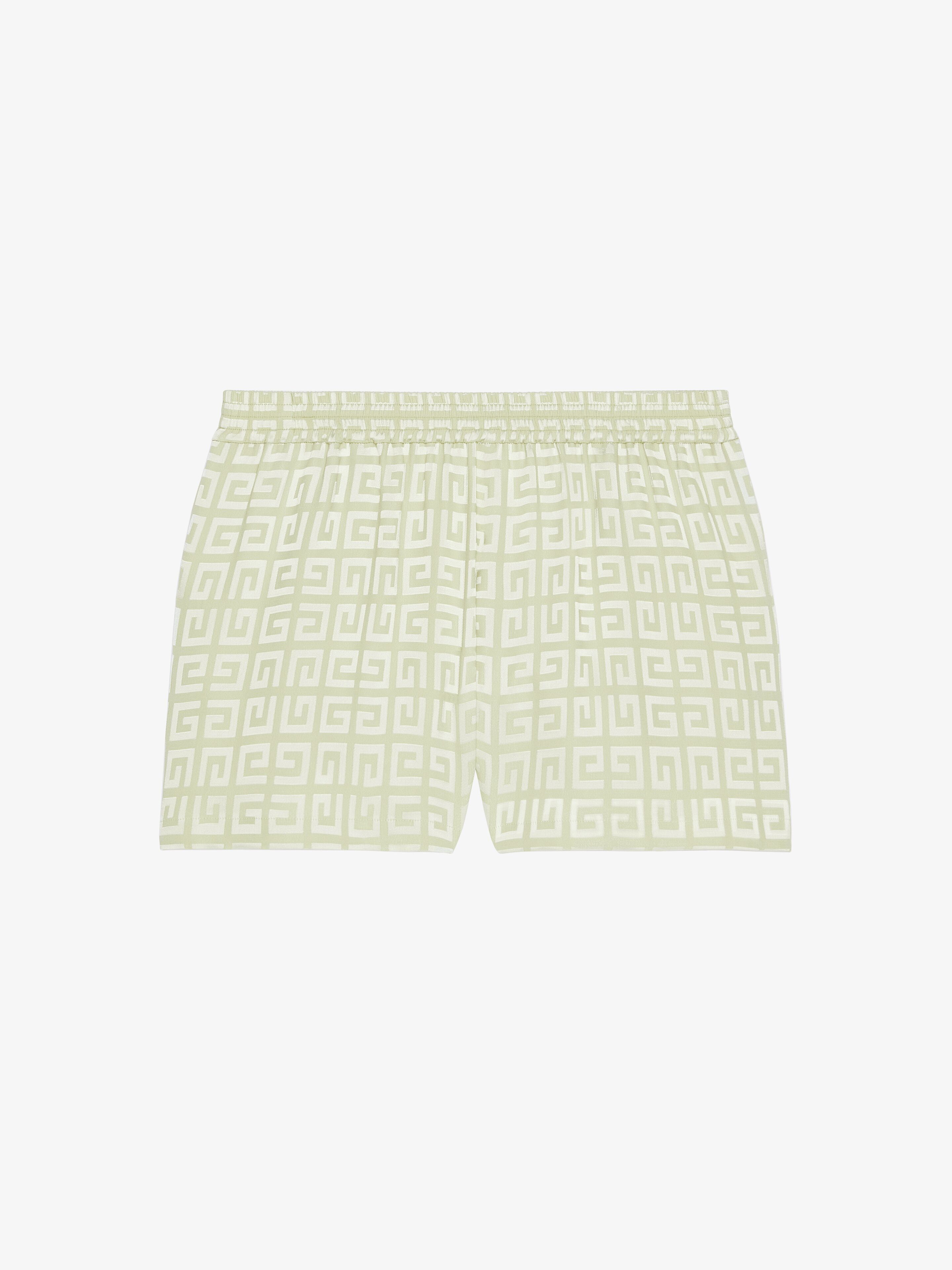 Givenchy o1srvl11e0725 Shorts In 4g Jacquard in Green Size 28" / US 6 / IT 42 - 1 Thumbnail