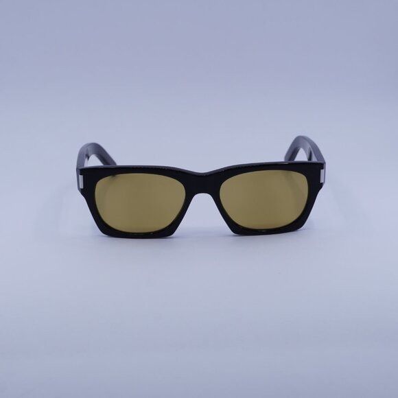 Saint Laurent Paris Saint Laurent SL402 010 Sunglasses Black Square Frame Size ONE SIZE - 3 Thumbnail