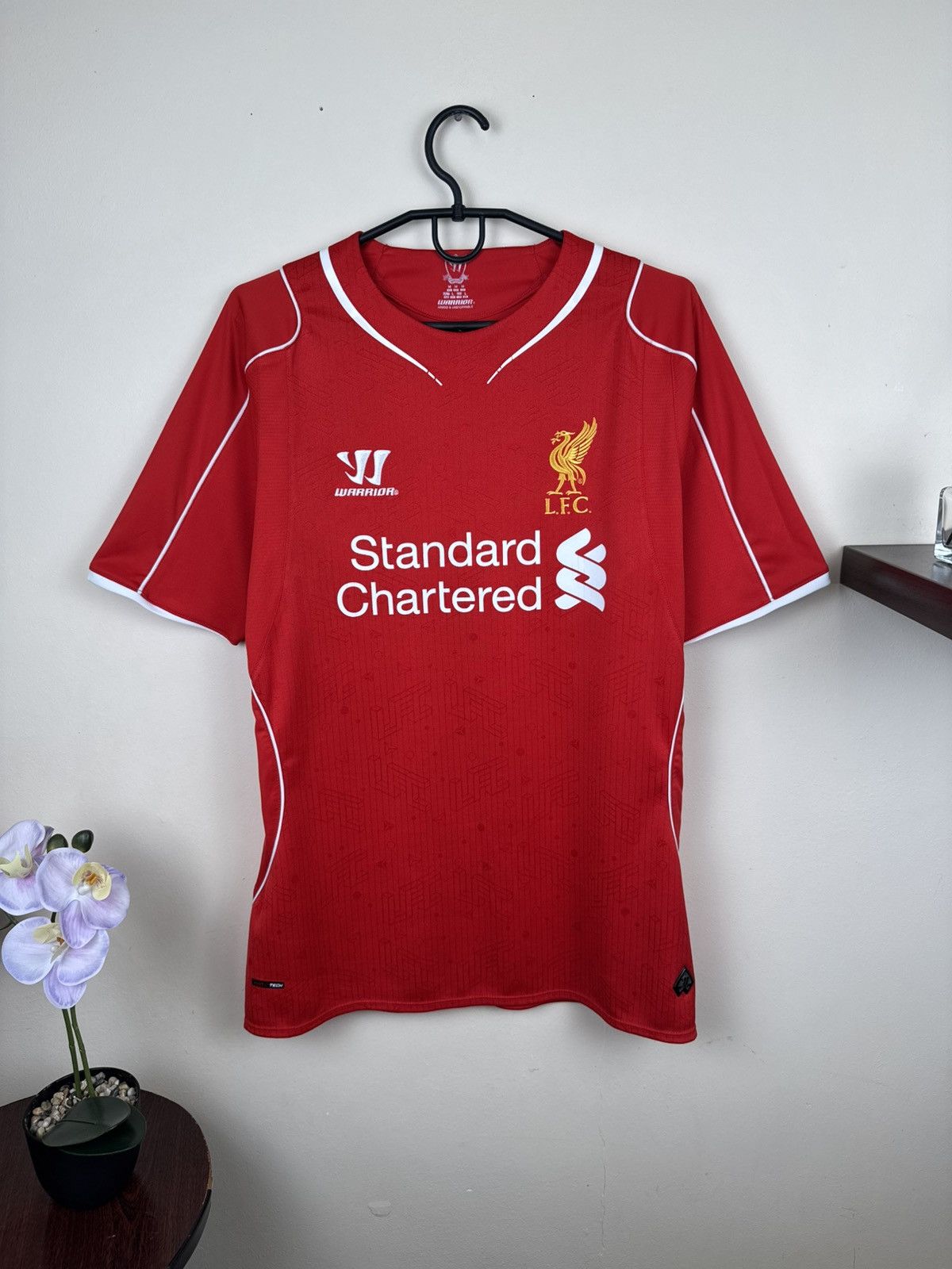 Warrior Warriors L. F. C. Liverpool Jersey 2014-2015 Soccer Red M Size US M / EU 48-50 / 2 - 3 Thumbnail