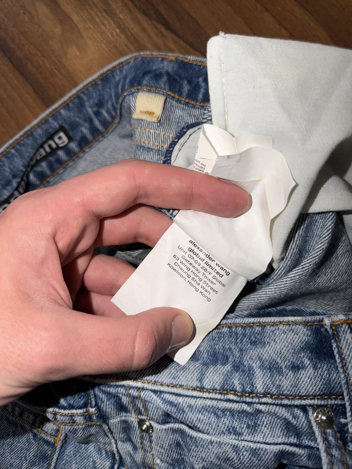 Alexander Wang Alexander Wang Logo Blue Jeans Size 26" / US 2 / IT 38 - 8 Thumbnail