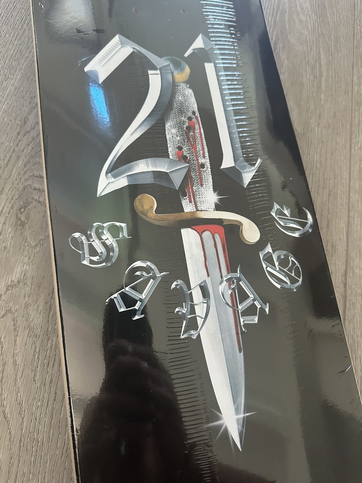 21 Savage 21 Savage Skate Deck Size ONE SIZE - 4 Thumbnail