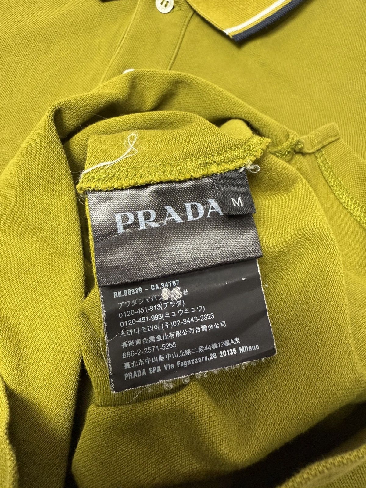 Prada Prada twin tipped polo shirt Size US M / EU 48-50 / 2 - 5 Thumbnail
