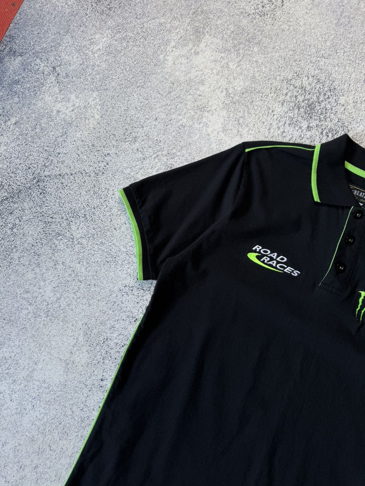 Vintage Vintage Polo Monster Energy Isle of Man TT Moto Racing USA Size US L / EU 52-54 / 3 - 7 Thumbnail
