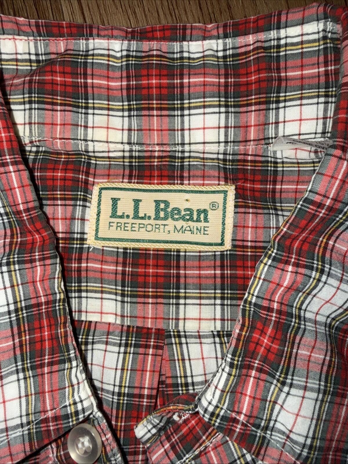 L.L. Bean Vintage L.L. Bean Short Sleeve Shirt - Freeport, Maine Size US M / EU 48-50 / 2 - 7 Thumbnail