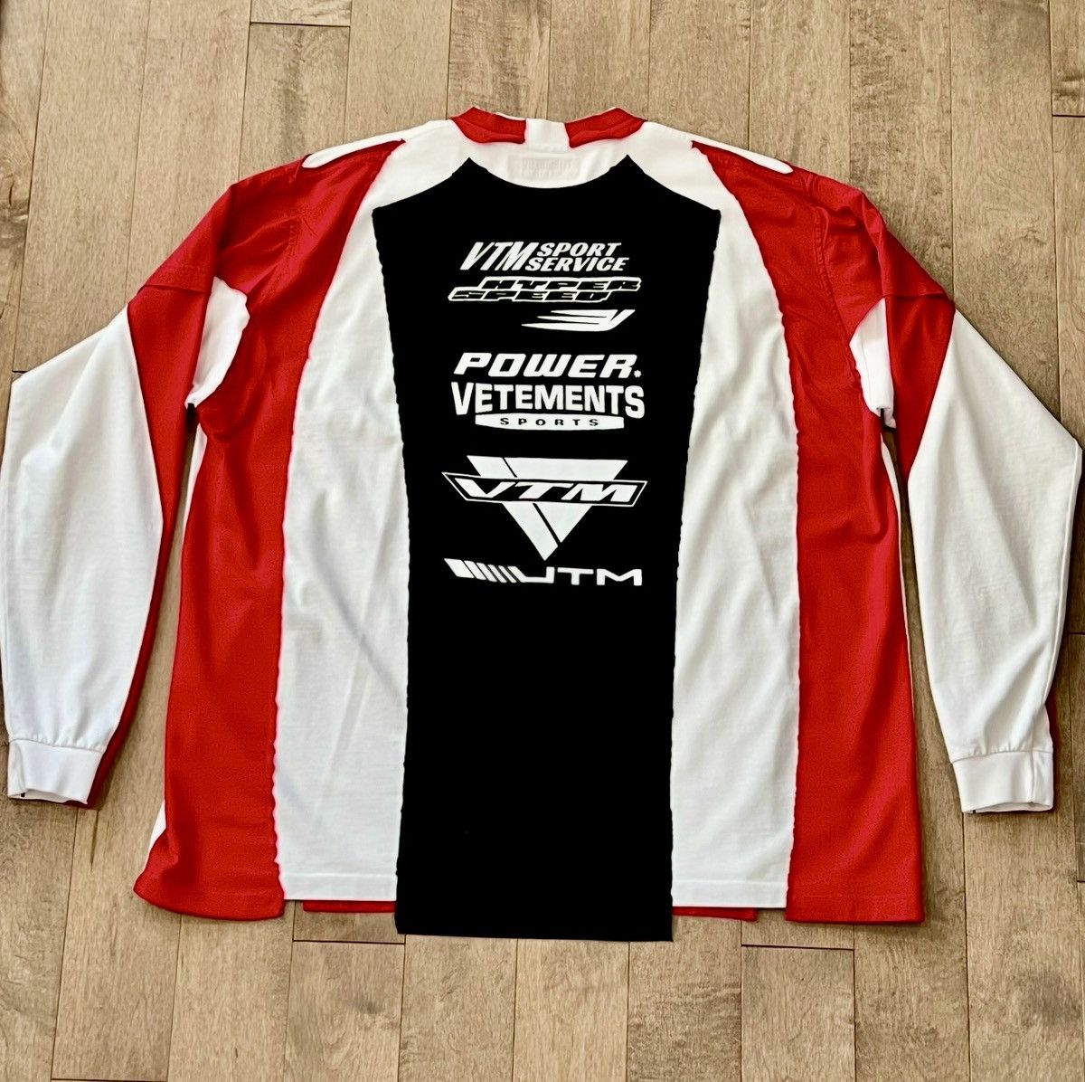 Vetements New Limited Edition Layered Stitched Overlay Long Sleeved T Size US M / EU 48-50 / 2 - 9 Thumbnail
