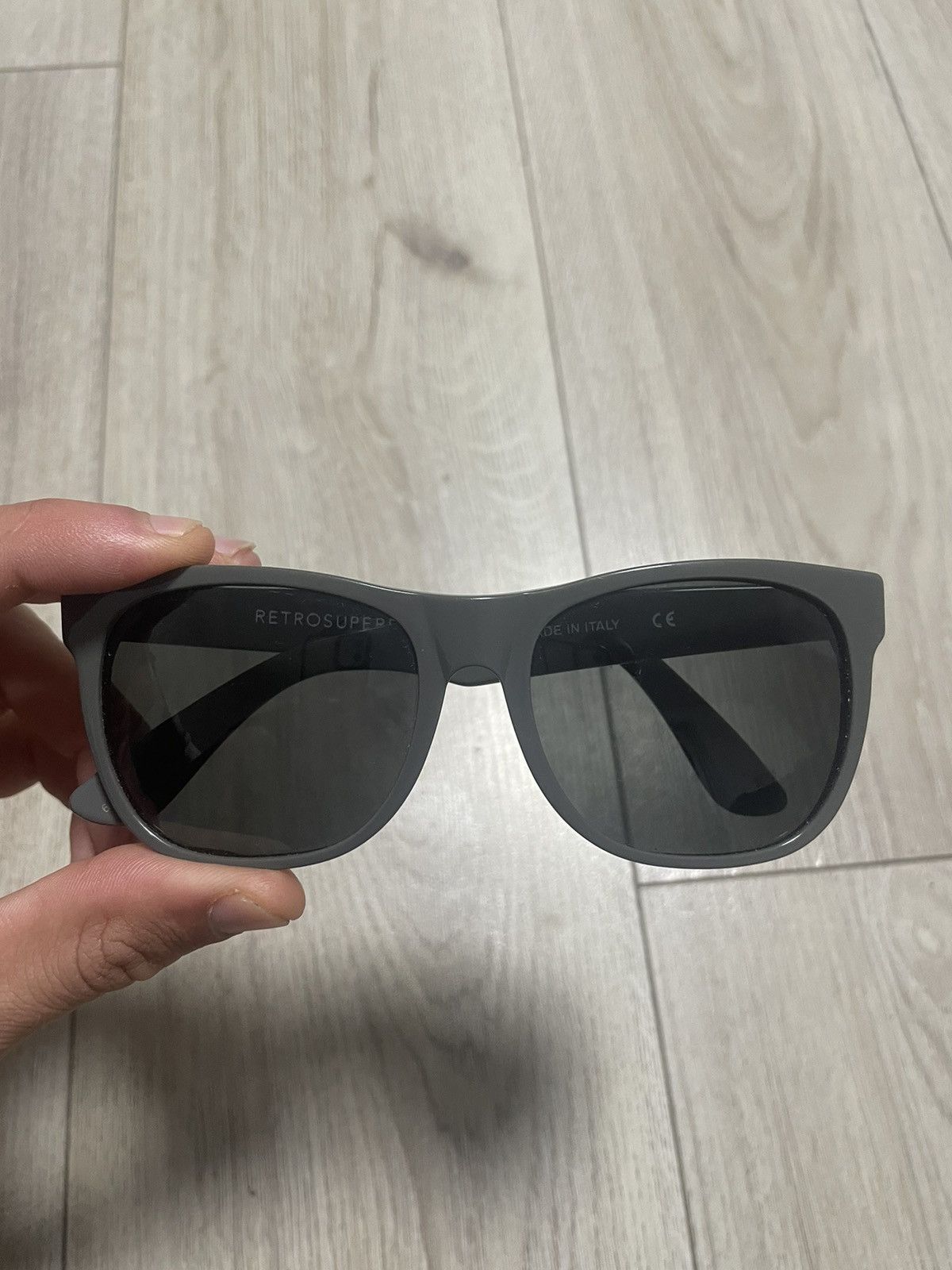 Retrosuperfuture Classic Gray-Green Sunglasses Size ONE SIZE - 10 Thumbnail