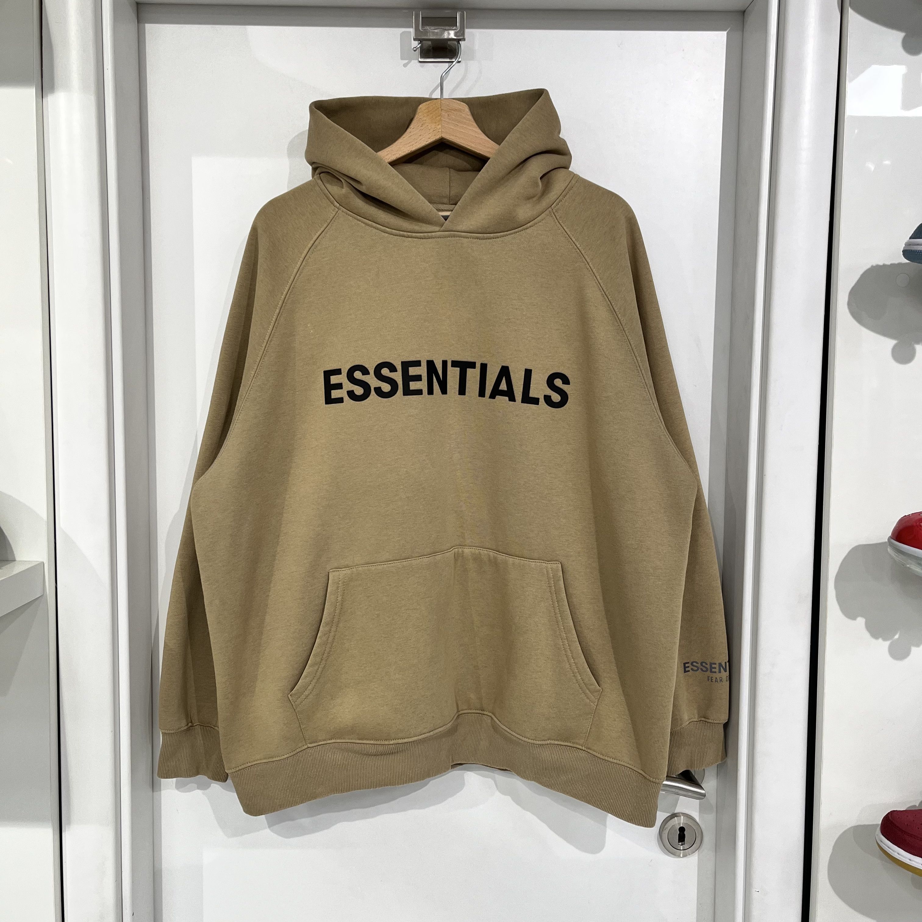Essentials Fear of God Hoodie Beige Size US M / EU 48-50 / 2 - 1 Thumbnail