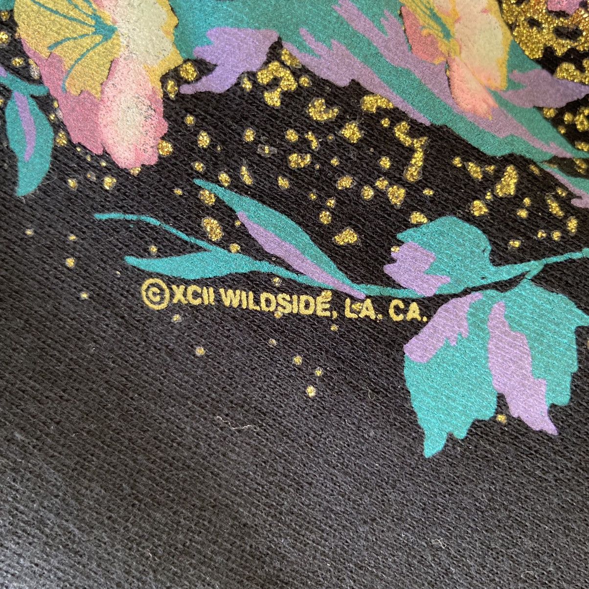 Vintage 90s XCII Wildside L.A CA Black Sweatshirt Size M / US 6-8 / IT 42-44 - 5 Thumbnail