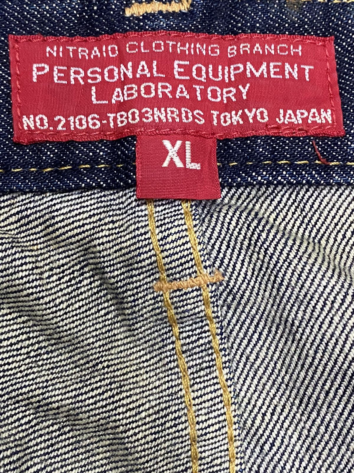 Nitraid Vintage Nitraid Underground Black Denim Selvedge Jeans Size US 37 - 15 Thumbnail