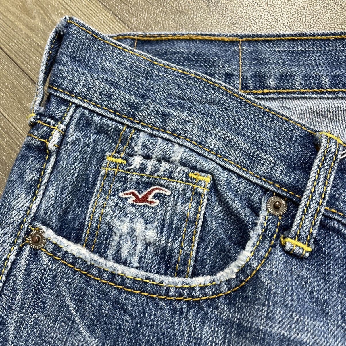 Le Grande Bleu (L.G.B.) Crazy🔥 Hollister Distressed Bootcut Flared Jeans Lgb Style Size US 30 / EU 46 - 10 Thumbnail