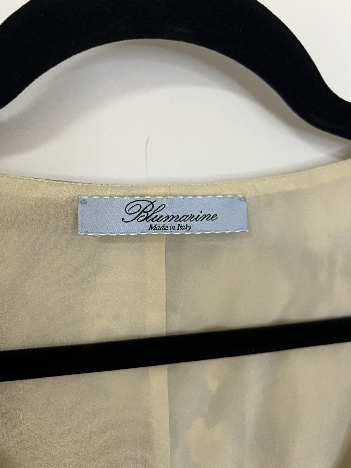 Blumarine Blumarine silk top long sleeve Size L / US 10 / IT 46 - 2 Thumbnail