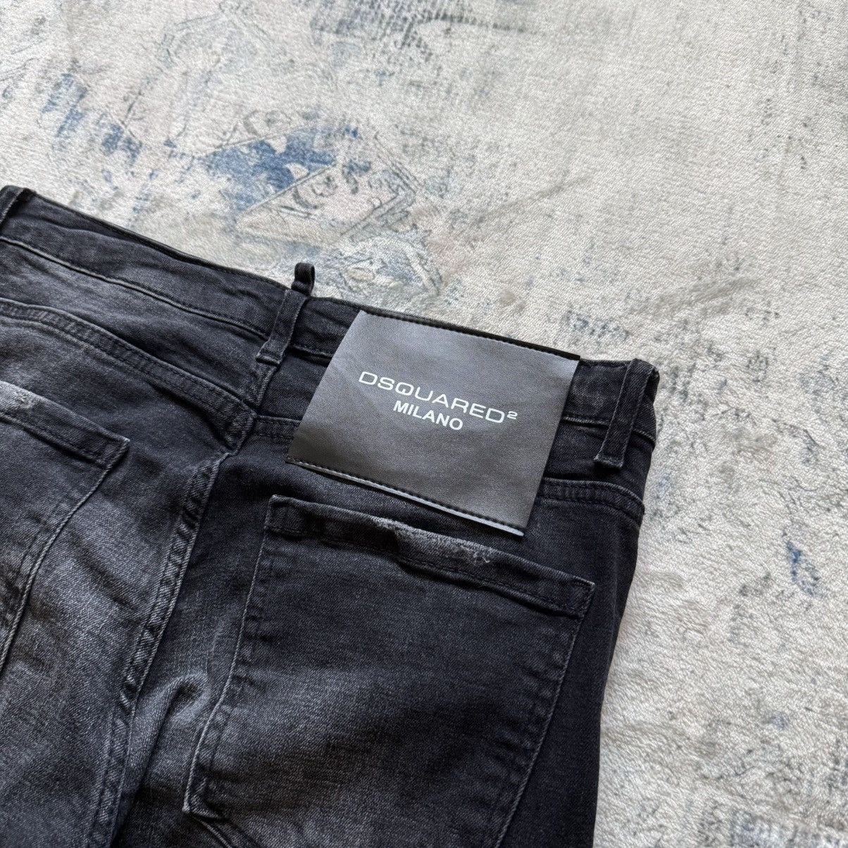 Dsquared2 📌 Crazy Dsquared2 Tidy Biker Jean Dean Caten Distressed Size US 32 / EU 48 - 10 Thumbnail