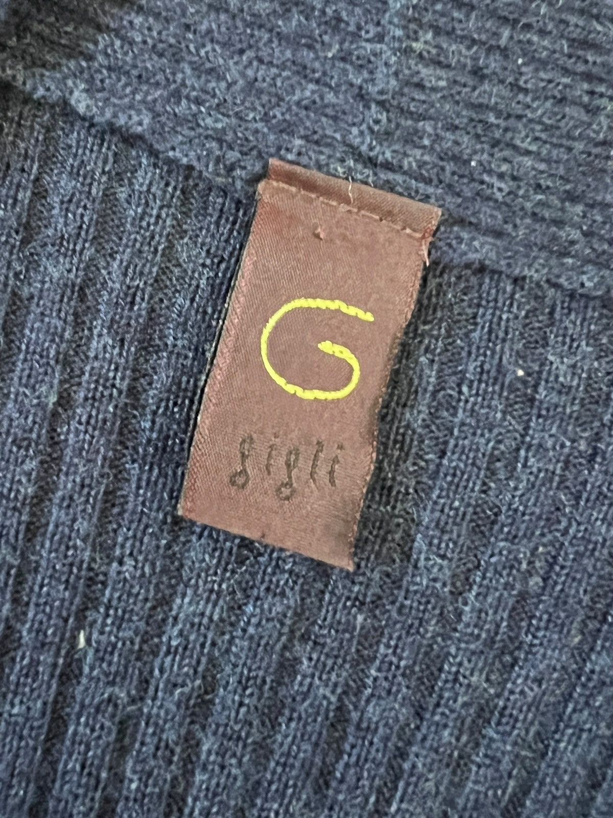 Romeo Gigli Vintage Romeo Gigli Cropped Ribbed Knit Sweater Size M / US 6-8 / IT 42-44 - 7 Thumbnail