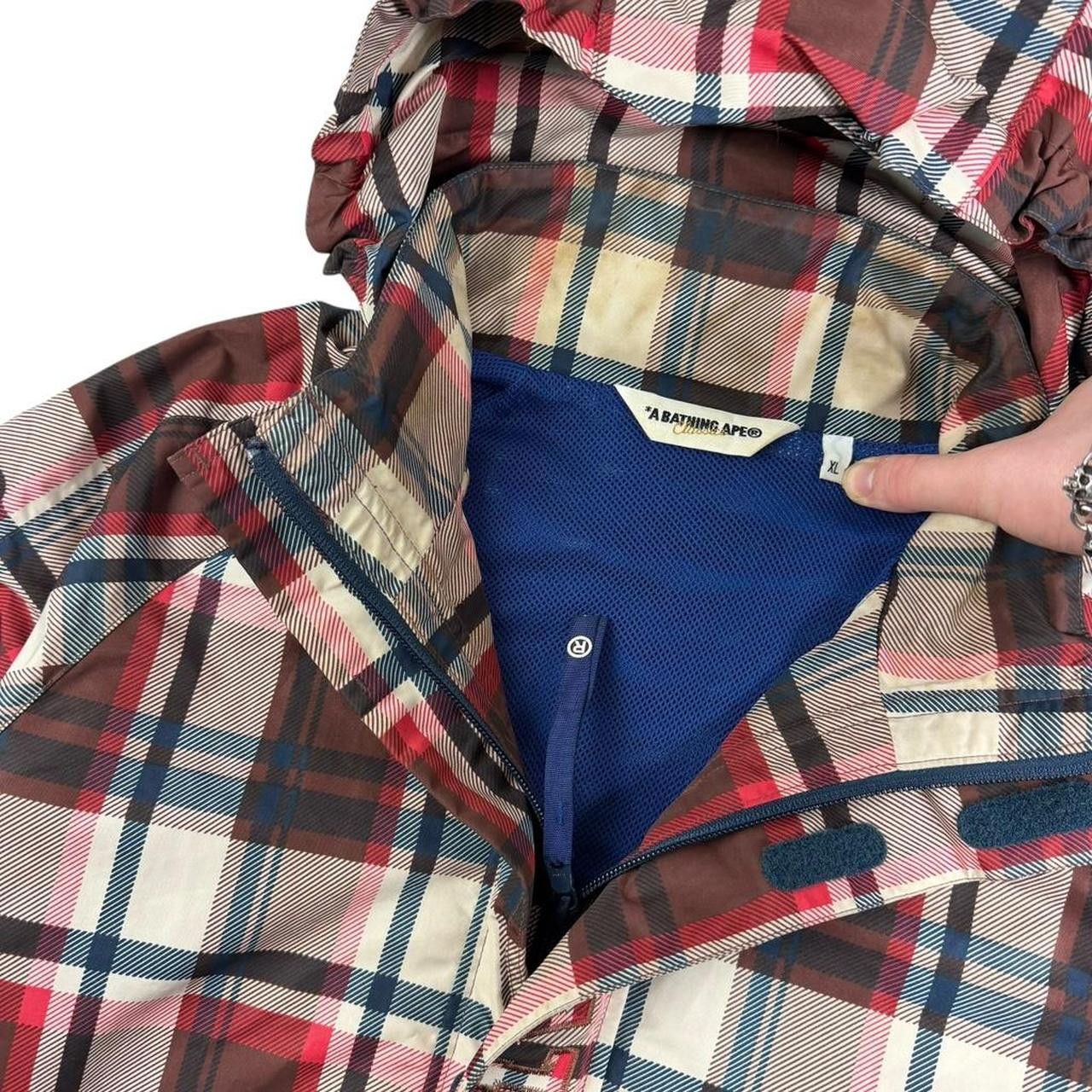 Bape Bape Chequered Tartan Plaid Ski Jacket - Extra Large Size US XL / EU 56 / 4 - 5 Thumbnail