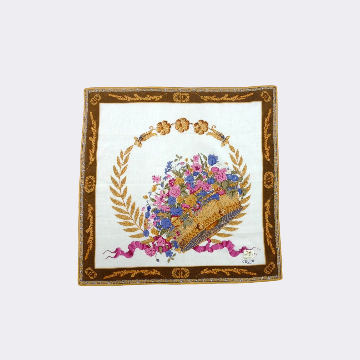 Celine × Vintage Vintage Celine Handkerchief Neckerchief Bandana H600H Size ONE SIZE - 2 Thumbnail