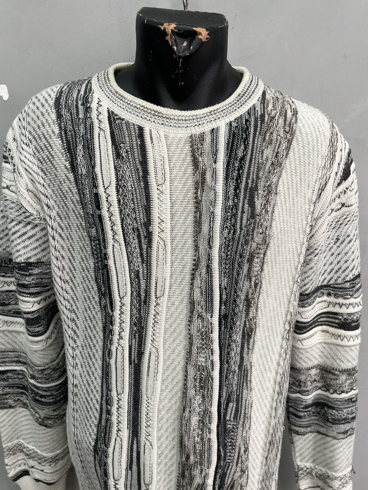 Carlo Colucci Vintage Carlo Colucci Sweater Coogi Style Knit Jamper Size US M / EU 48-50 / 2 - 2 Thumbnail