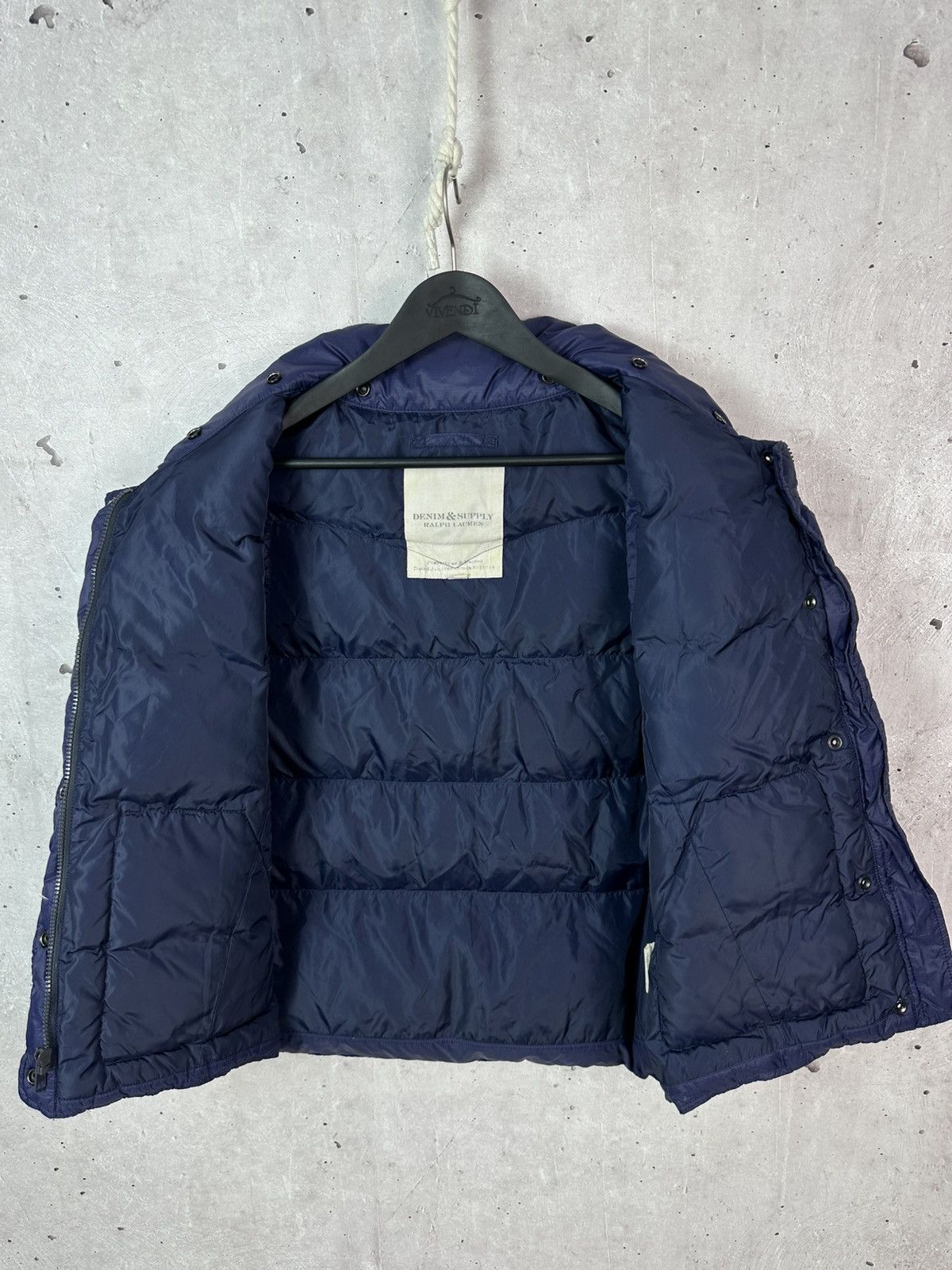 Ralph Lauren Denim Supply Ralph Lauren Down Puffer Navy Nylon Men’s Vest Size US M / EU 48-50 / 2 - 10 Thumbnail