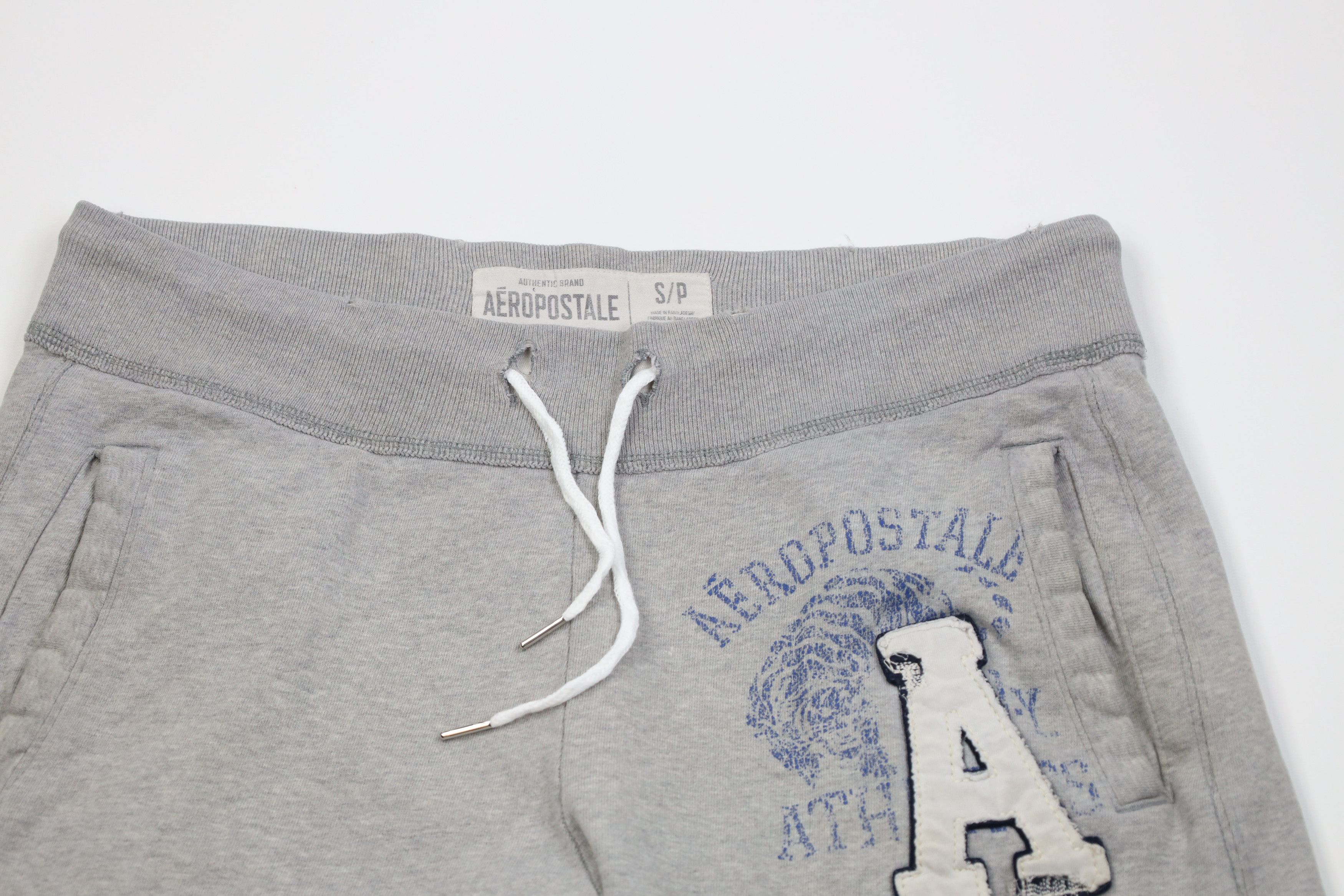 Aeropostale Vintage 90s Y2K Aeropostale Wide Leg Sweatpants Pants Gray Size US 32 / EU 48 - 2 Thumbnail