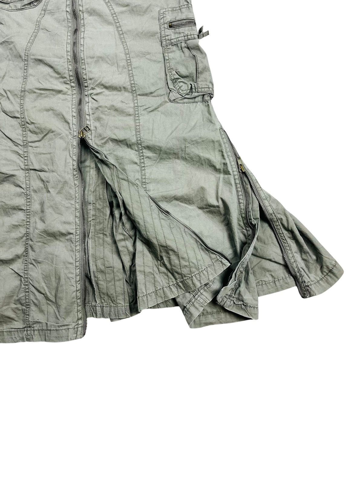 If Six Was Nine 2000s GOA - Apocalypse Style Cargo Skirt Size 29" - 9 Thumbnail