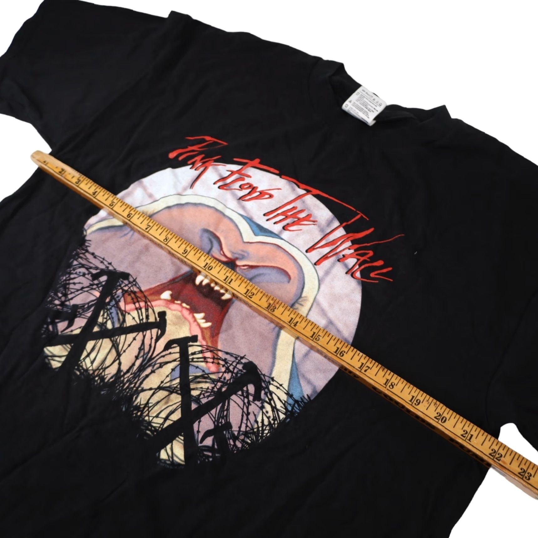 Vintage VINTAGE Pink Floyd The Wall T-Shirt XL Mens Black Graphic 1999 Size US XL / EU 56 / 4 - 7 Thumbnail