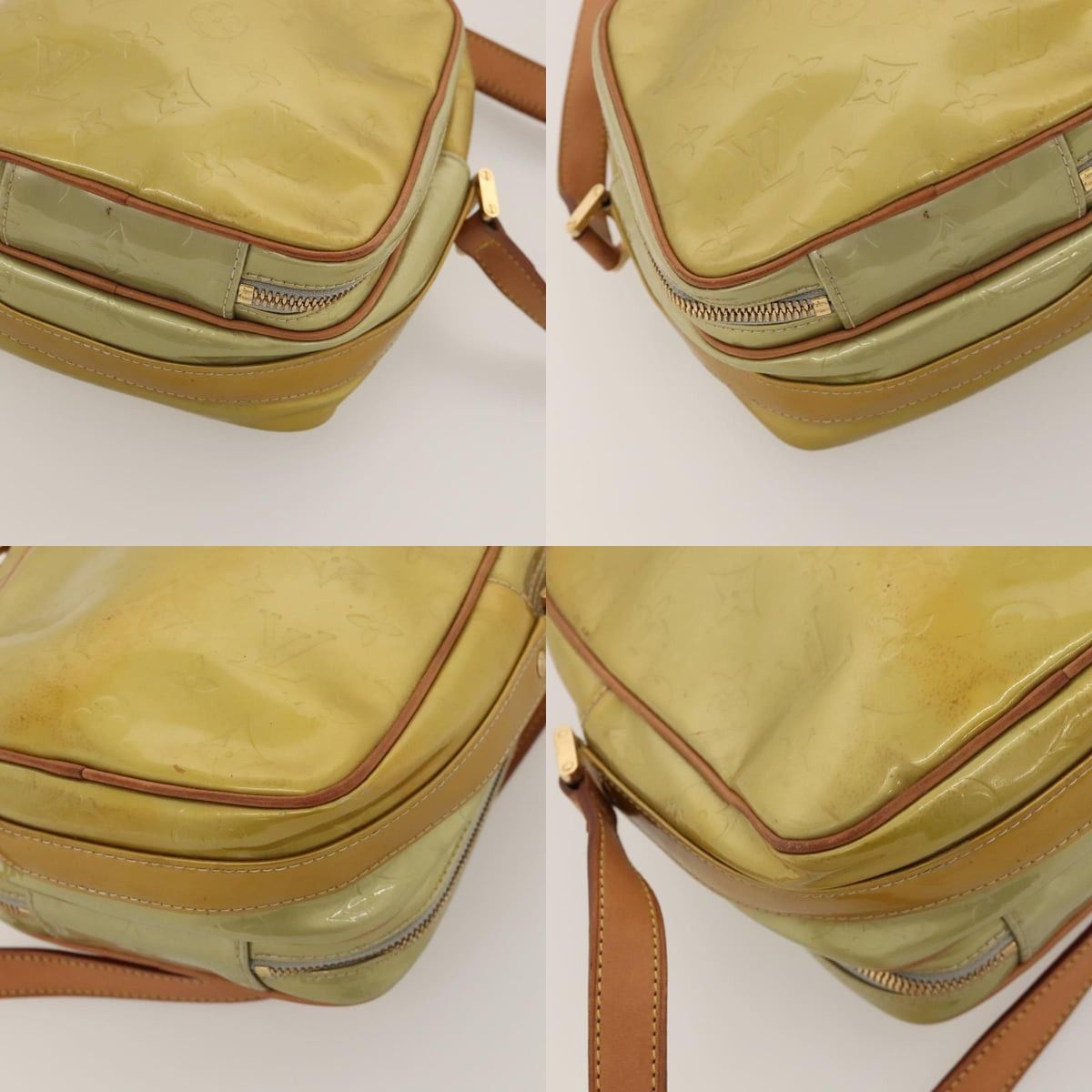 Louis Vuitton LOUIS VUITTON Monogram Vernis Wooster Shoulder Bag Gris Size ONE SIZE - 10 Thumbnail