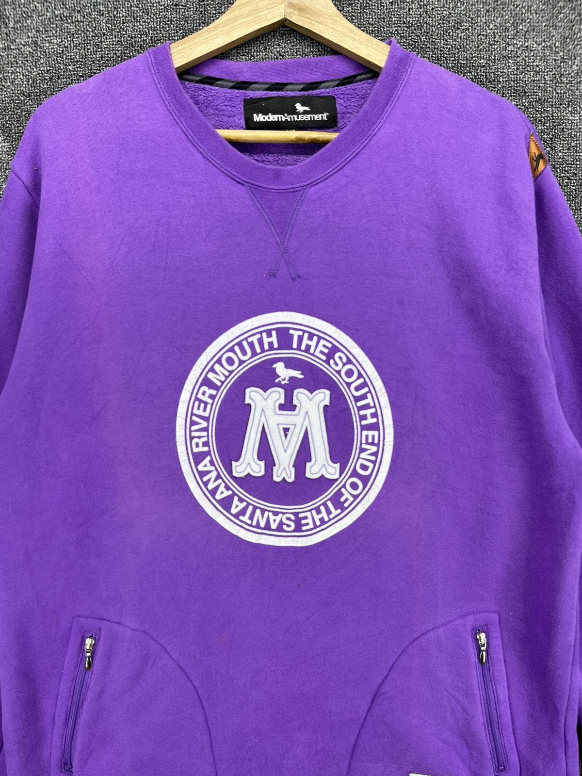 Modern Amusement Modern Amusement Purple Sweatshirt Size XL / US 12-14 / IT 48-50 - 5 Thumbnail