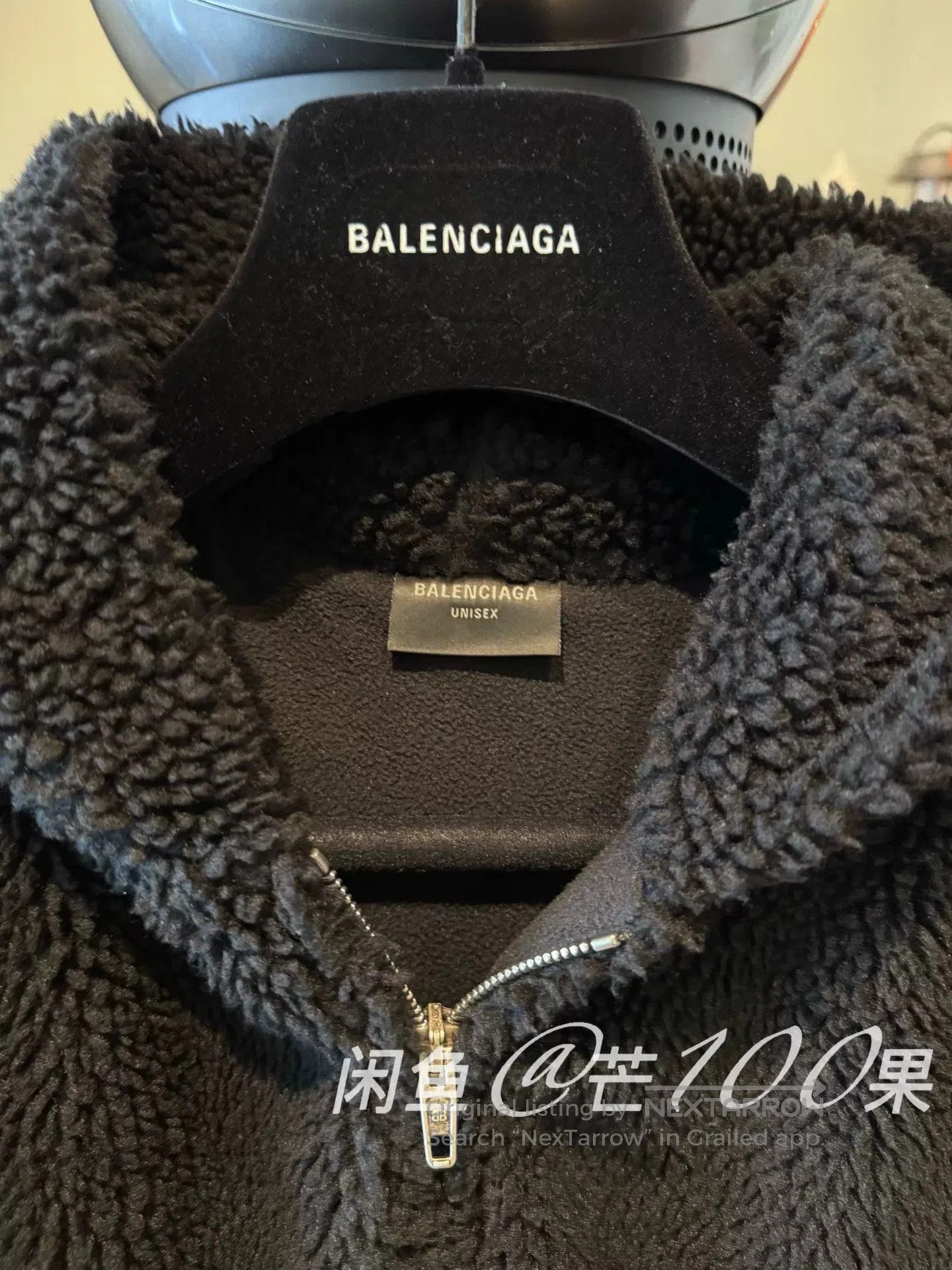 Balenciaga Balenciaga 23 Fleece Cuff Logo Zip Jacket. Size US L / EU 52-54 / 3 - 3 Thumbnail