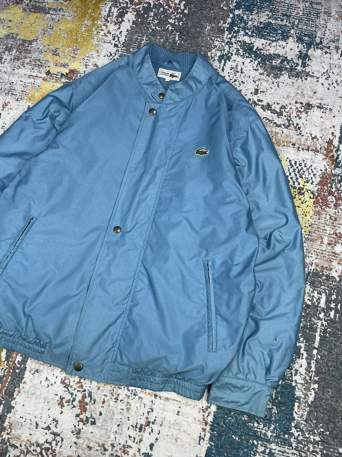 Lacoste Vintage LACOSTE Nylon Net Lined Light Jackets Size US S / EU 44-46 / 1 - 2 Thumbnail