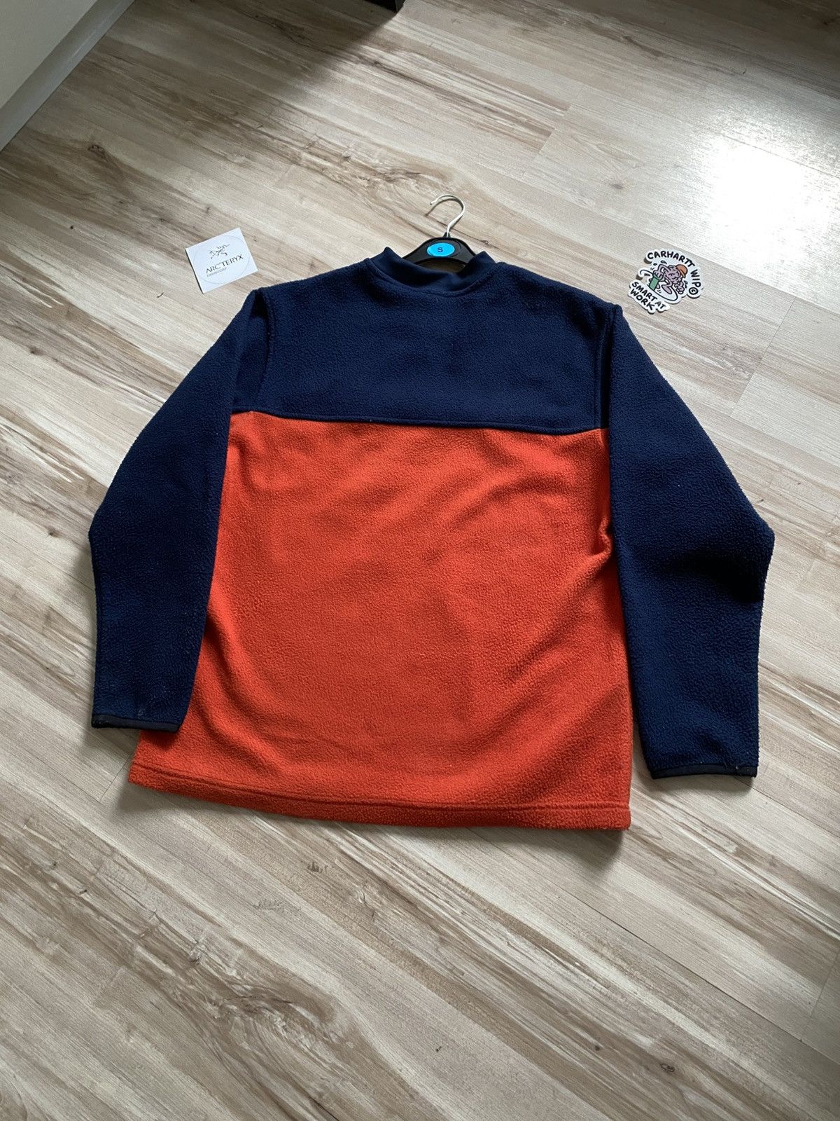 Nike × Vintage Vintage 🍊 90s sweatshirt nike fleece Size US S / EU 44-46 / 1 - 6 Thumbnail