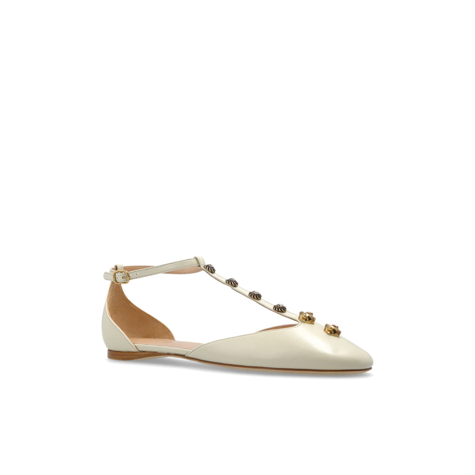 Chloe Chloe Celeste Cream White Ballerina Flats New & Authentic (E Size US 6 / IT 36 - 2 Thumbnail