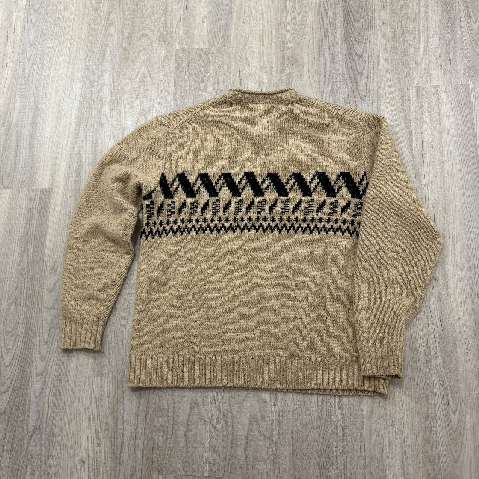 Gap Gap Wool Blend Roll Neck Fair Isle Sweater Men's Large Tall Size US L / EU 52-54 / 3 - 7 Thumbnail
