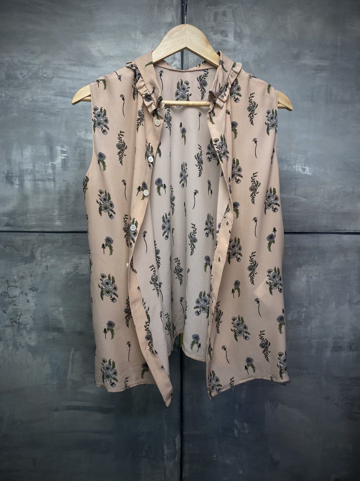 Miu Miu Miu Miu silk top S-M Size L / US 10 / IT 46 - 3 Thumbnail