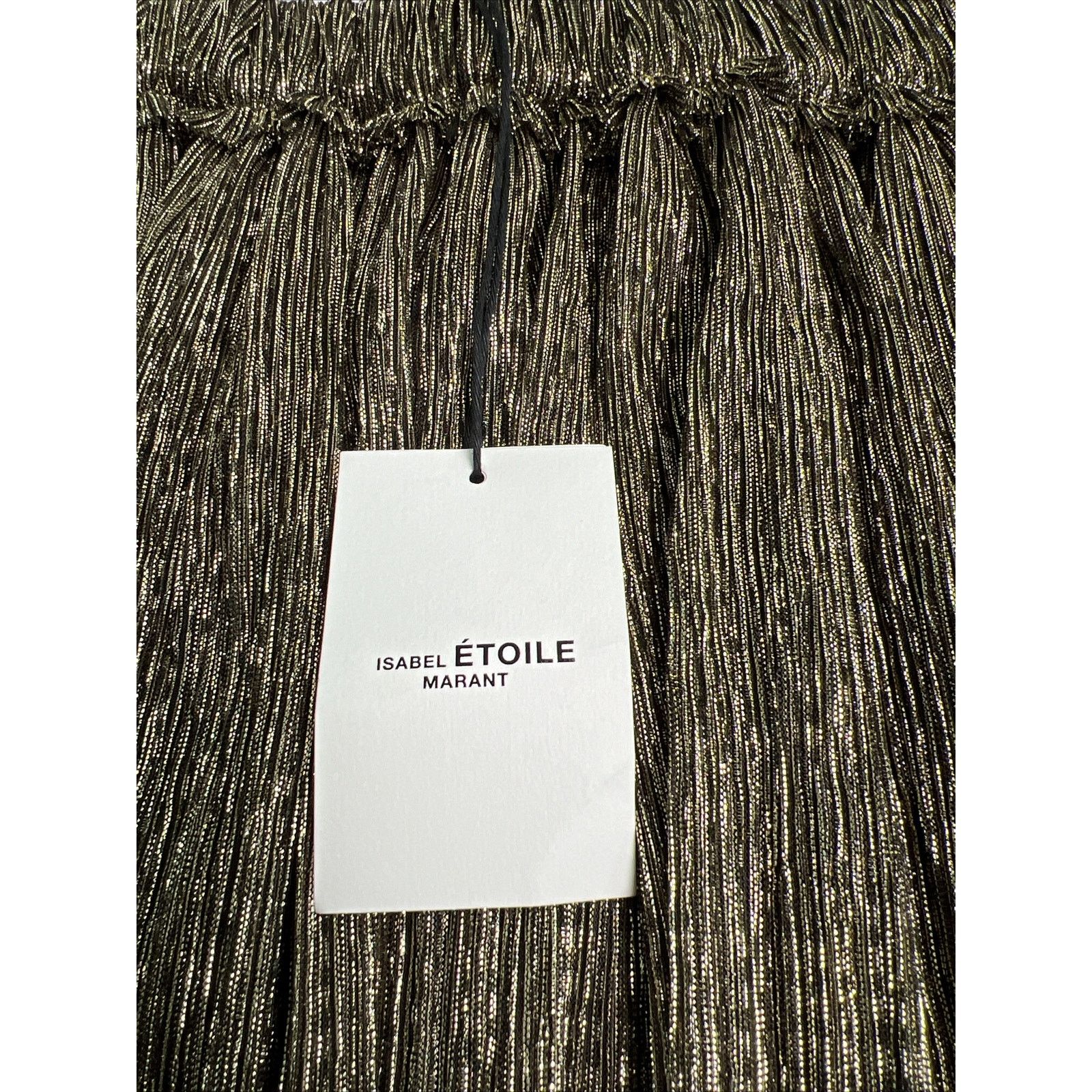 Isabel Marant ISABEL MARANT-Etoile Mini Skirt-Dore/Gold-Size 34- W/Tag’s Size 25" / US 0 / IT 36 - 4 Thumbnail