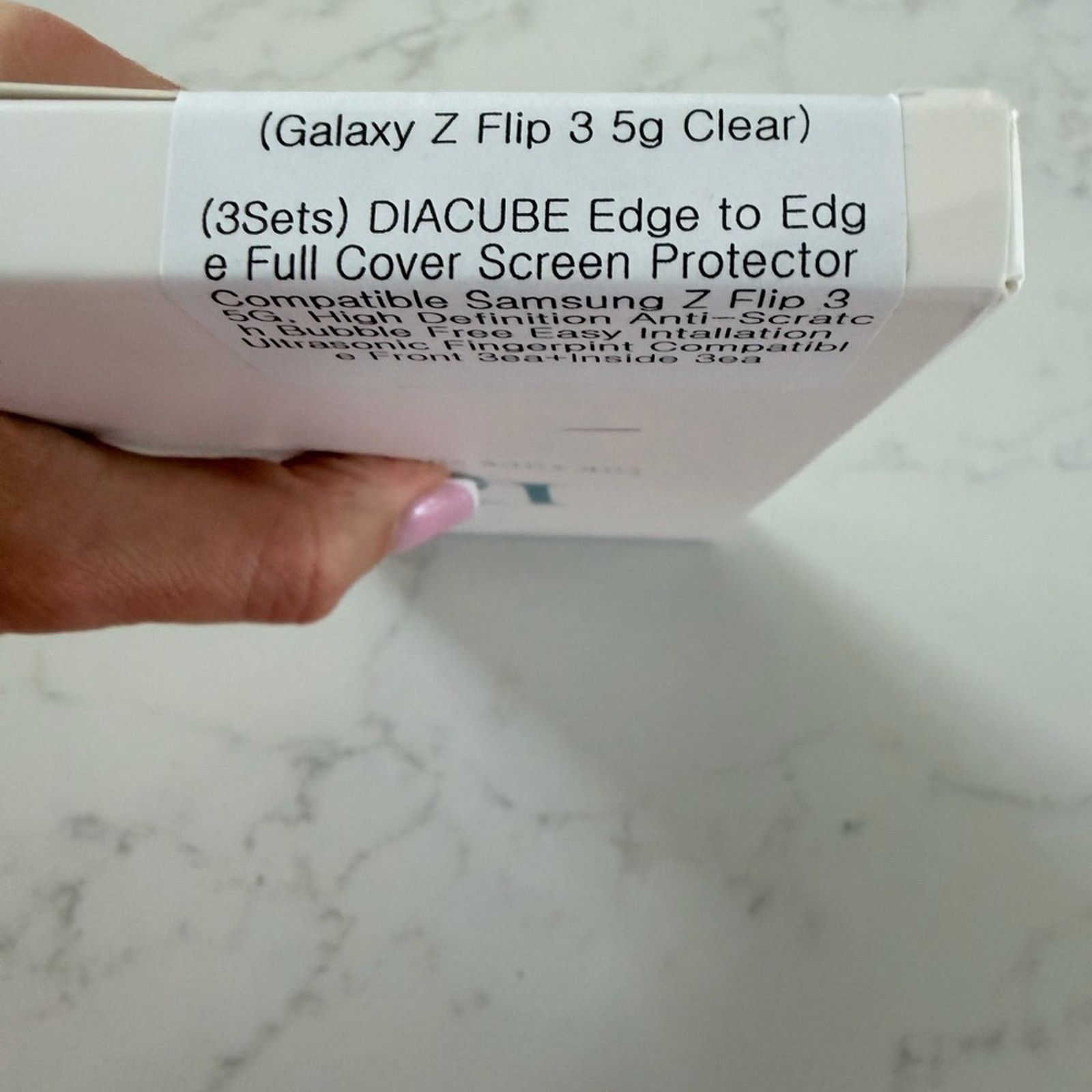 Other 3 pack Edge to Edge Screen Protector for Galaxy Z Flip 3 Size ONE SIZE - 1 Thumbnail